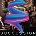 Post of the Roy family on Succession, with a twist in front